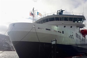 MV Veteran, the first of two new 80-metre ferries