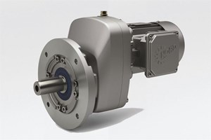 Single-stage helical inline gearbox