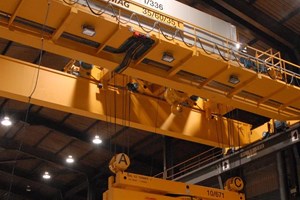 Demag double girder overhead travelling process cr
