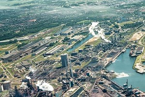 Tata Steel's IJmuiden steel plant 