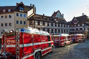 The professional fire department of Nuremberg 