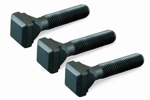 T-bolts have a square or rectangular shape 